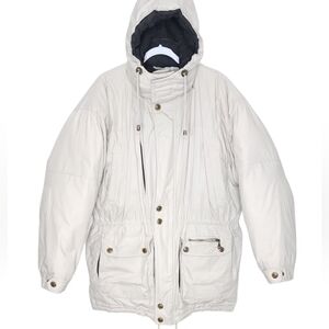 Vintage Strato Jac Puffer Down Feather Winter Warm Coat Snow Chore Travel Size L